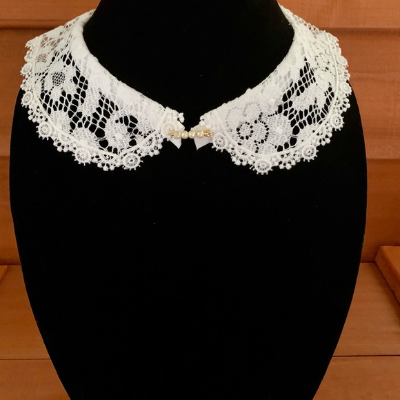 Vintage European Lace & Crochet Retro Collars Detachable Removable (Lot Of 4) - Picture 2 of 10